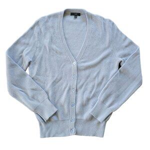 J.Crew Women's Lilac Purple Cotton Cardigan Size M